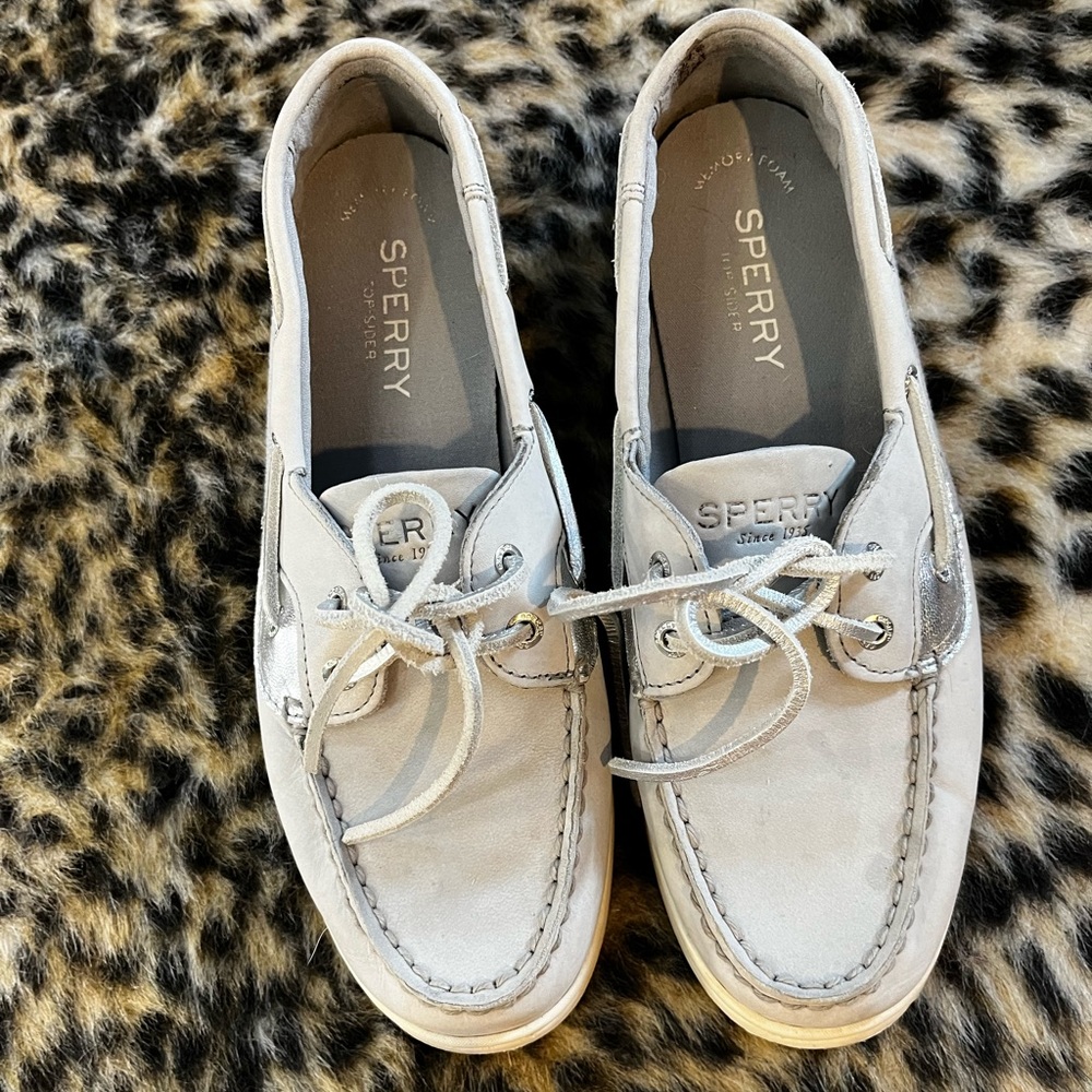 Cute gray Sperrys